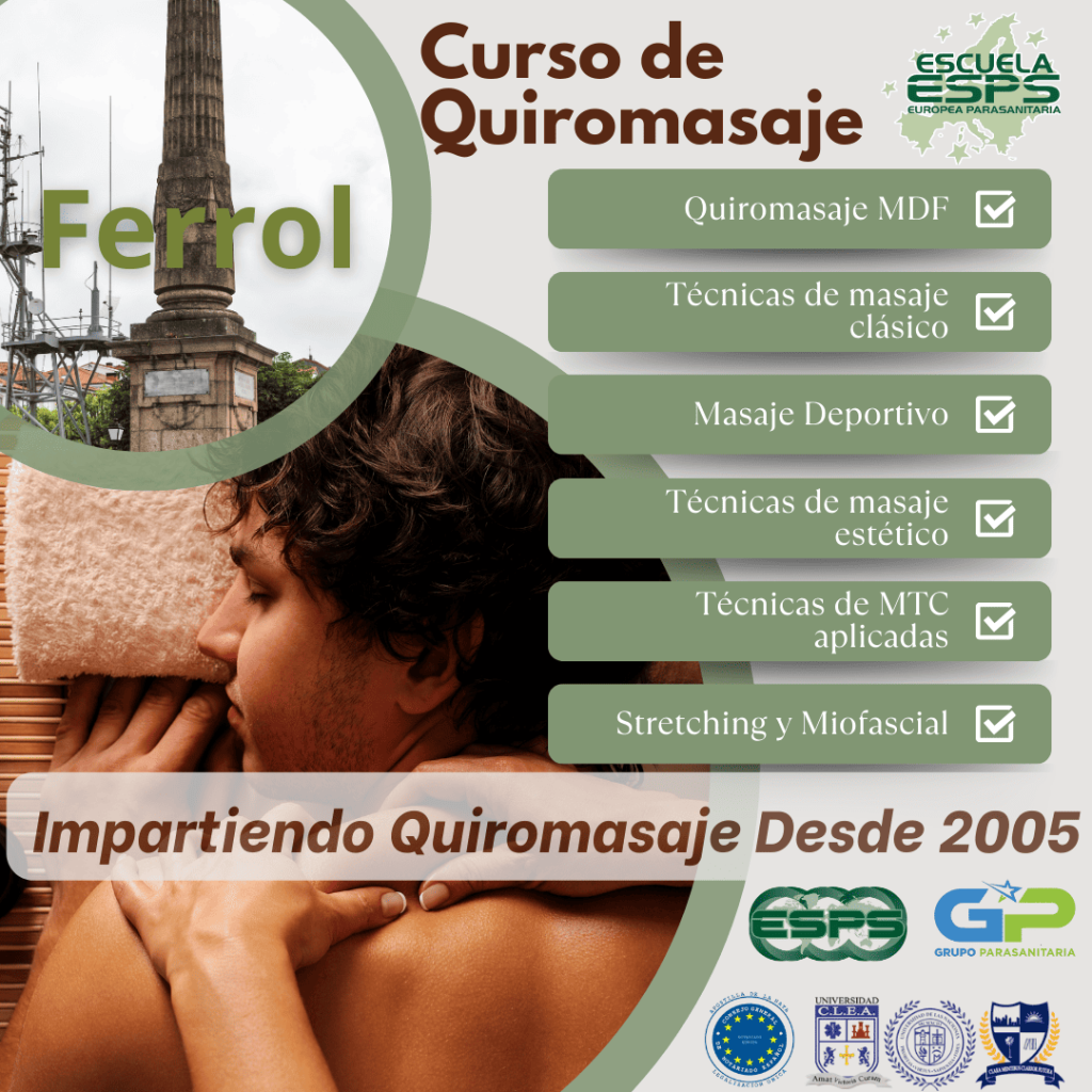 Curso de Quiromasaje en Ferrol