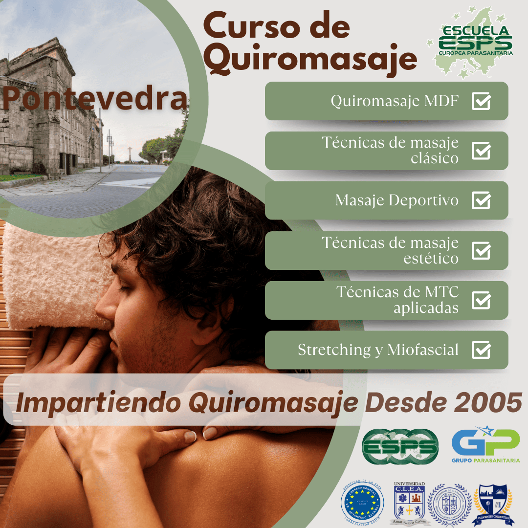 Curso de Quiromasaje en Pontevedra